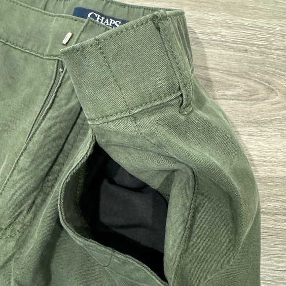 Chaps Olive Green Wide Leg Pants Size 8 - Picture 5 of 16